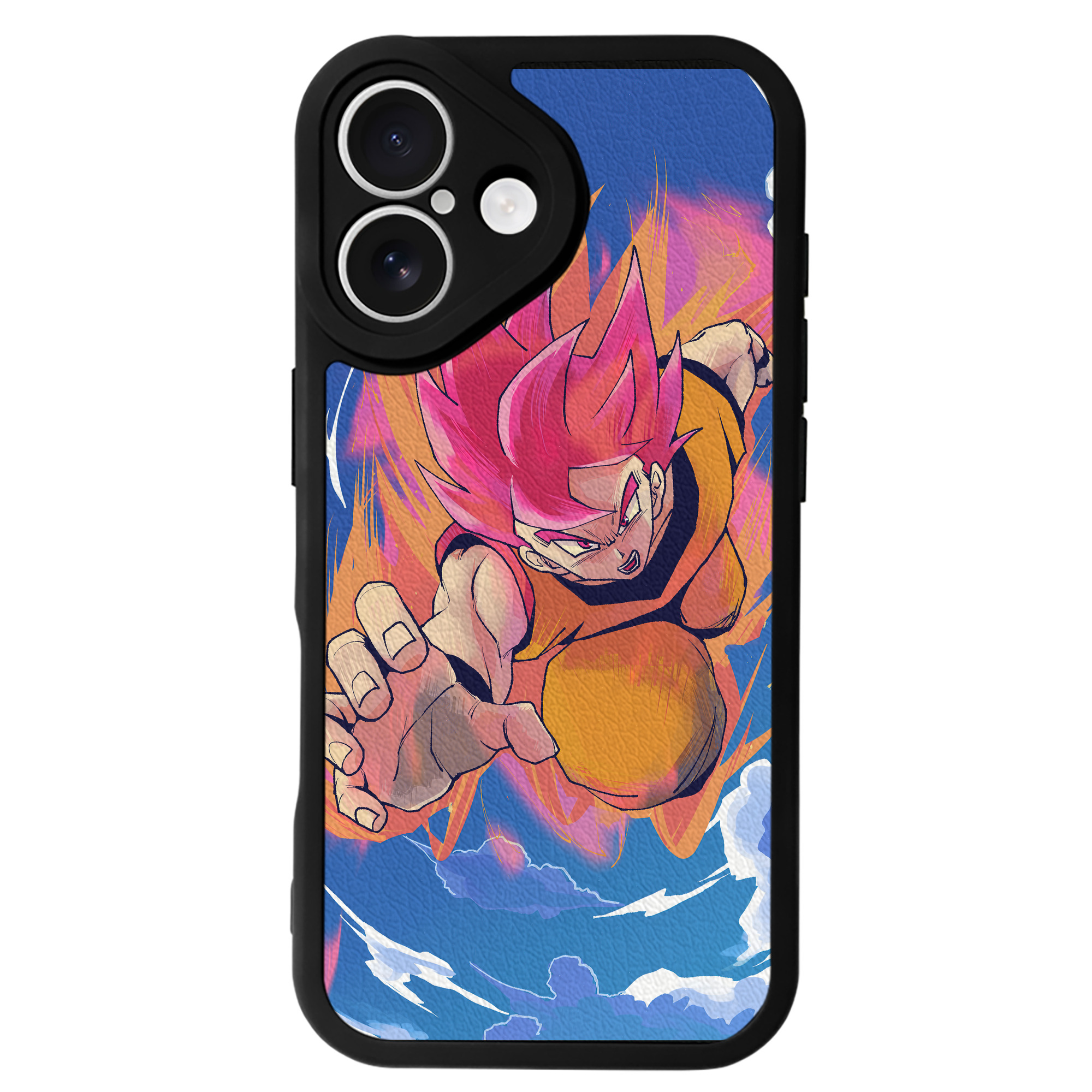 （画像用） ドラゴンボール DRAGON BALL 【iPhone 16シリーズ対応】シリコンスマホケース（レザー調） 材質：シリコン